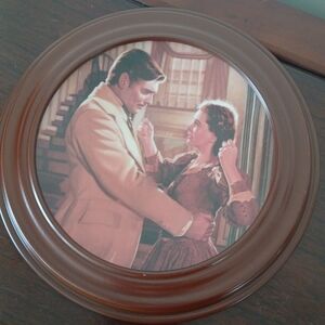 Gone with the Wind collector plate "Scarlett's Heart is with Tara"